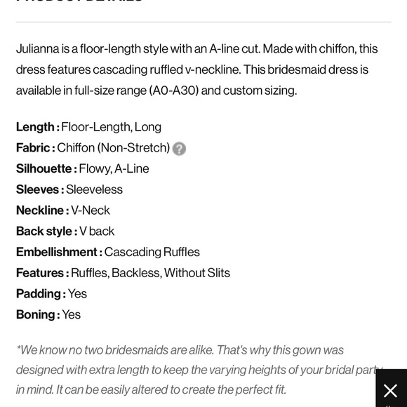 Azazie Julianna in Ink Blue - Picture 4 of 11